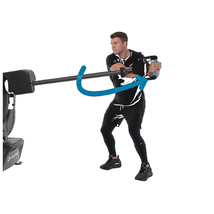 Straight arm trunk rotation on Proteus